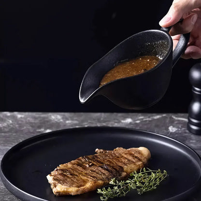 Stylish White Sauce Boat 220ml