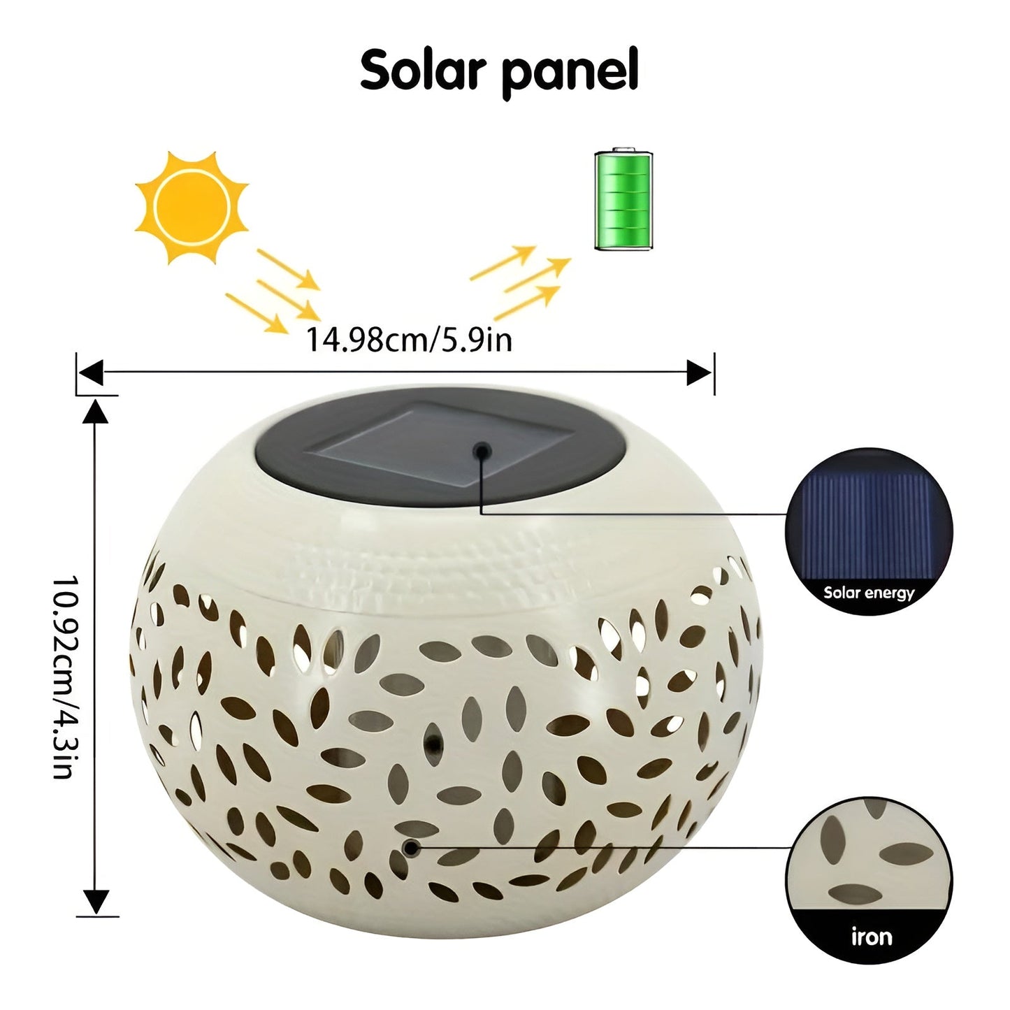 Stylish Solar Dot Pathway Lamp