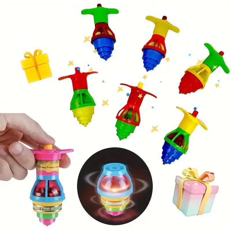 Colorful LED Spinning Top Toy