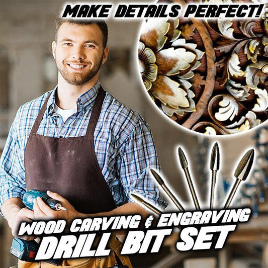 Befez | 5Pc Wooden Drill Bit Set - Befez
