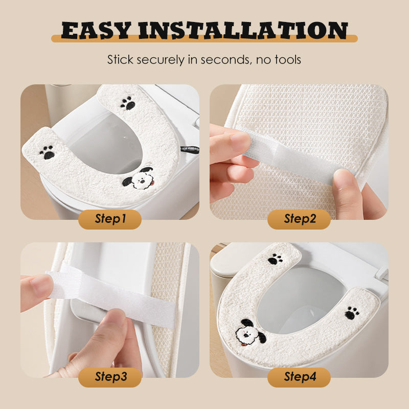 Warm Deluxe Heated Toilet Seat Cover