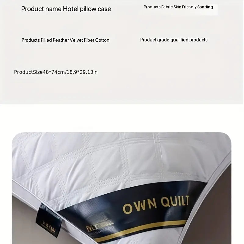 Comfortable Set of 2 Contour Pillows for Restful Sleep