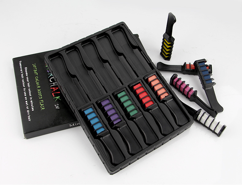 Colorful Hair Dye Applicator Comb Set 10 Pack