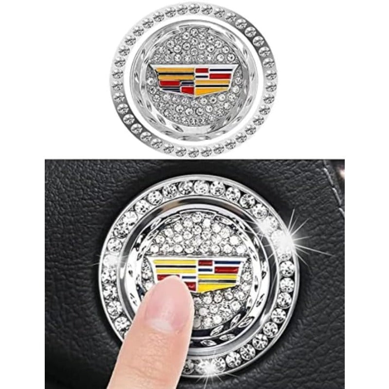 Luxury Crystal Car Starter Button Cover Ring