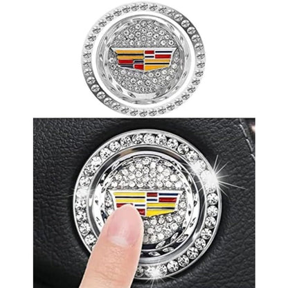 Luxury Crystal Car Starter Button Cover Ring