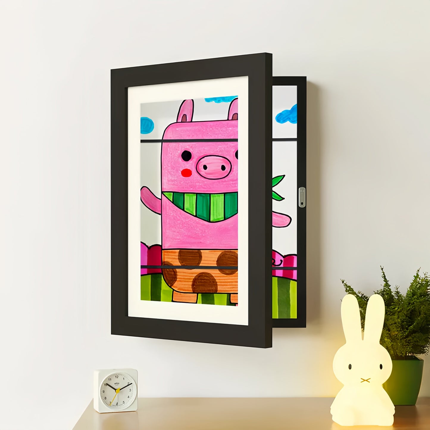 Personalized Kids Artwork LED Frame Lamp