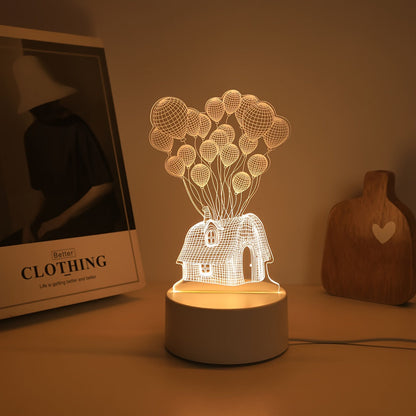 Colorful 3D USB LED Ball Lamp