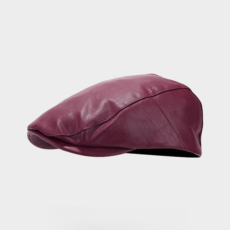 Vintage Genuine Leather Hat