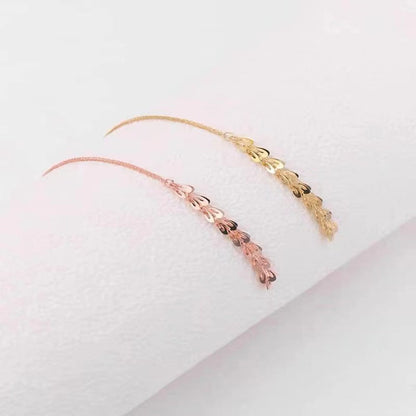 Pretty Beaded Charm Drop Earrings