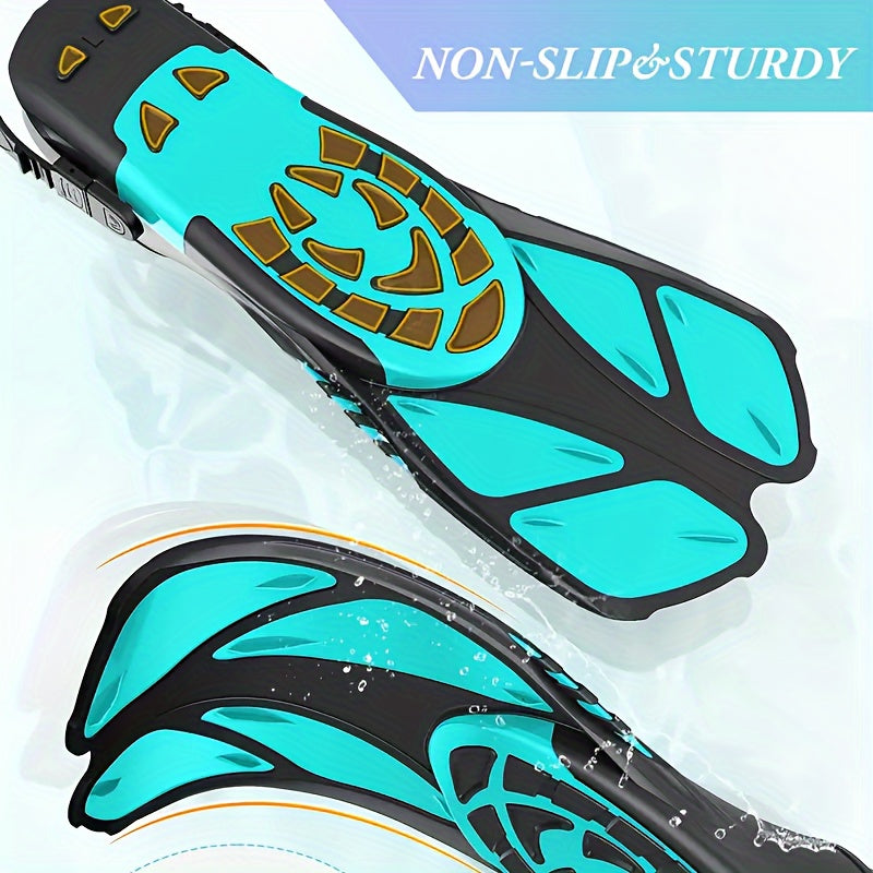 Compact Snorkel Fins for Travel & Recreation