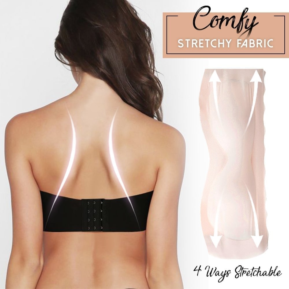 Befez | Curvy Women's Strapless Lift Push Up Bra