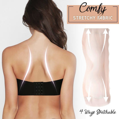 Befez | Curvy Women's Strapless Lift Push Up Bra
