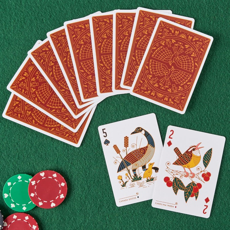 Colorful North American Bird Playing Cards
