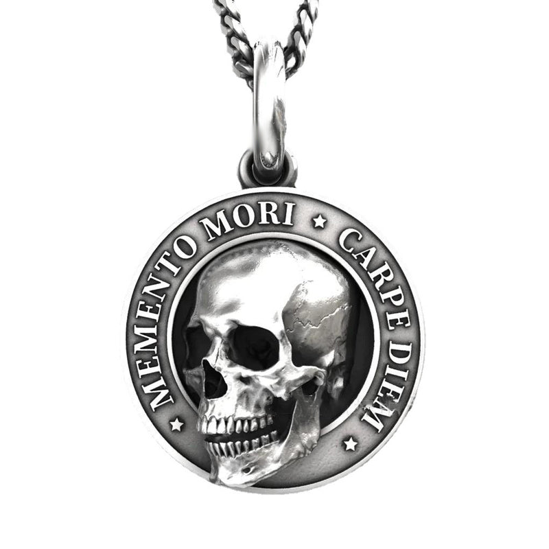 Tough Skull Pendant in Stainless Steel