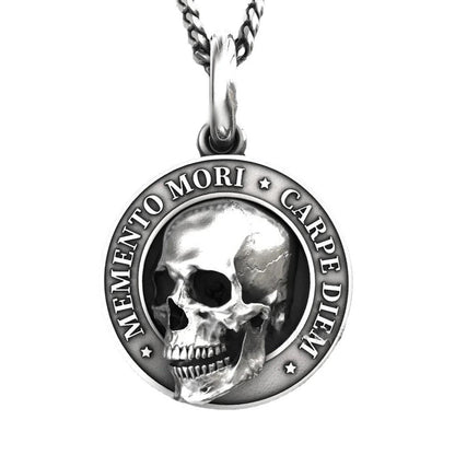 Tough Skull Pendant in Stainless Steel