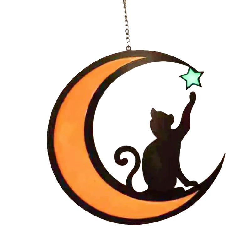 Cute Cat Acrylic Pendant Necklace