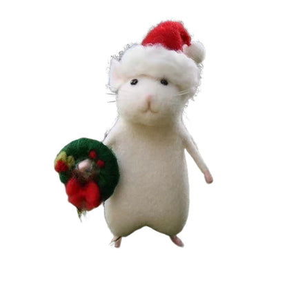 Spooky Felt Rat Decor Ornament