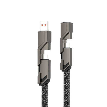 Durable 4-in-1 Tangle Free Charging Cord
