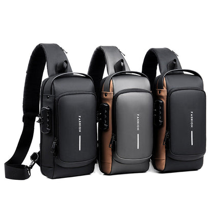 Stylish Secure Travel Crossbody Bag for Men