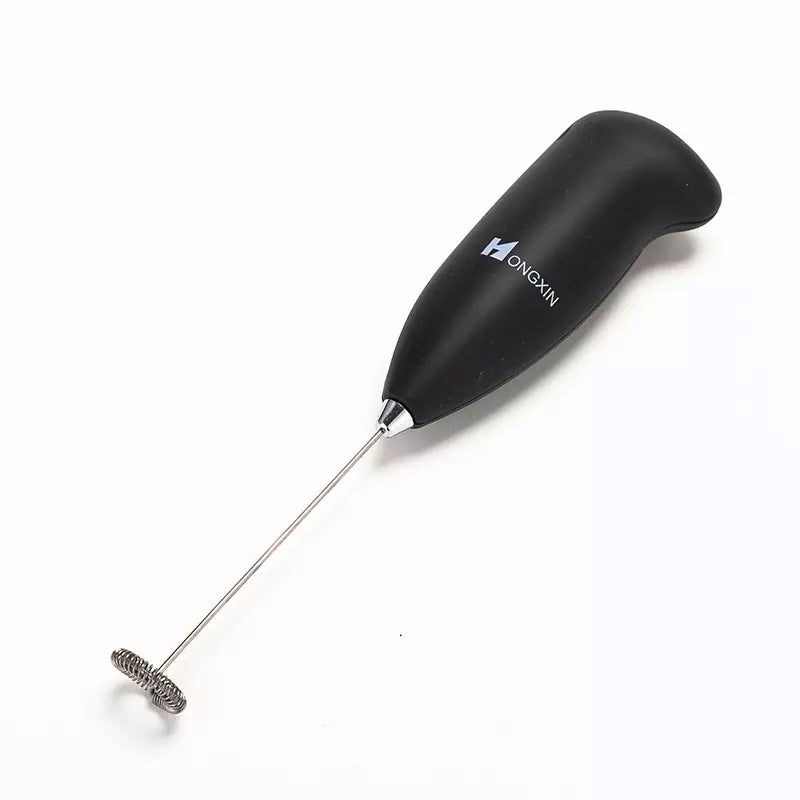 Compact Electric Milk Frother in Stainless Steel