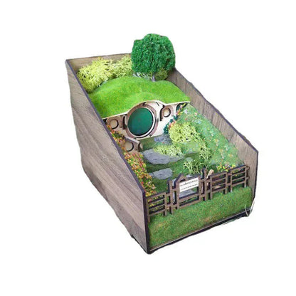 Unique Wooden Book Stands with Mini Scene Design - Befez