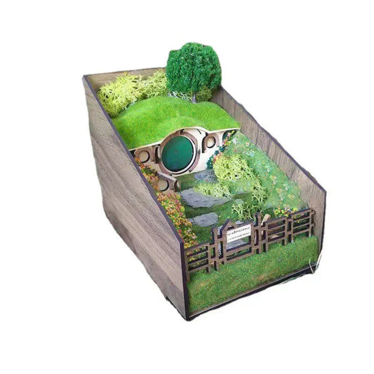 Unique Wooden Book Stands with Mini Scene Design - Befez