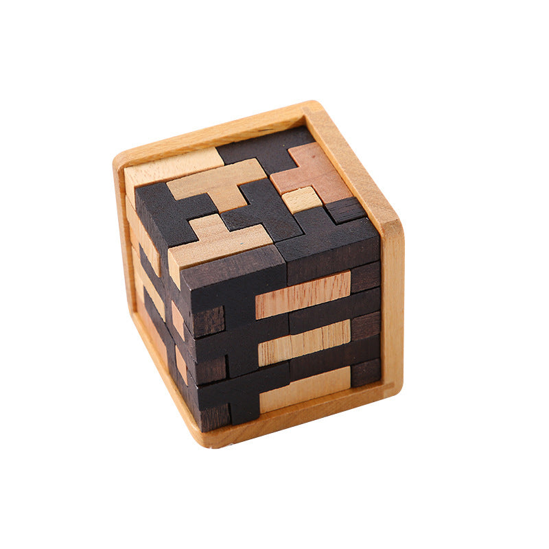 Classic Wooden Puzzle Brain Game