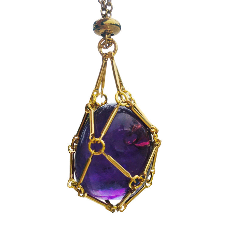 Sparkling Gemstone Pendant Necklace