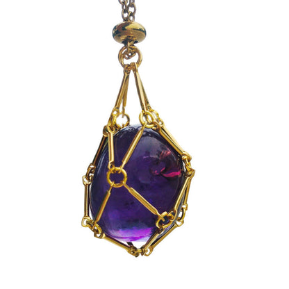Sparkling Gemstone Pendant Necklace