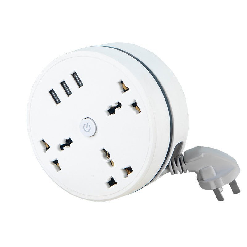 Compact Universal Power Strip Outlet
