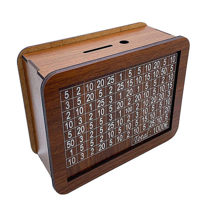 Traditional Coin Saving Box with Counter