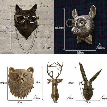 Befez | Exotic Wildlife Wall Mount Animal Head Decor