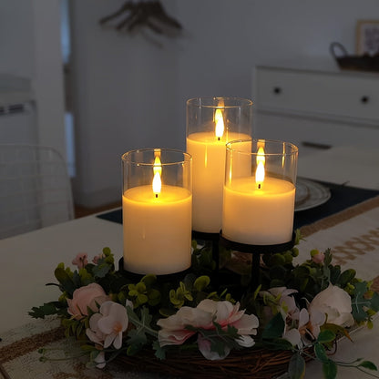Bright LED Candle Set with Remote Control