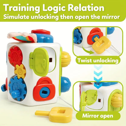 Colorful Learning Cube Toy for Baby Development
