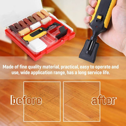 Wood Furniture Restoration Kit with Wax & Heat Tool