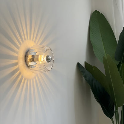 Simple Glass Wall Lamp with Modern Style