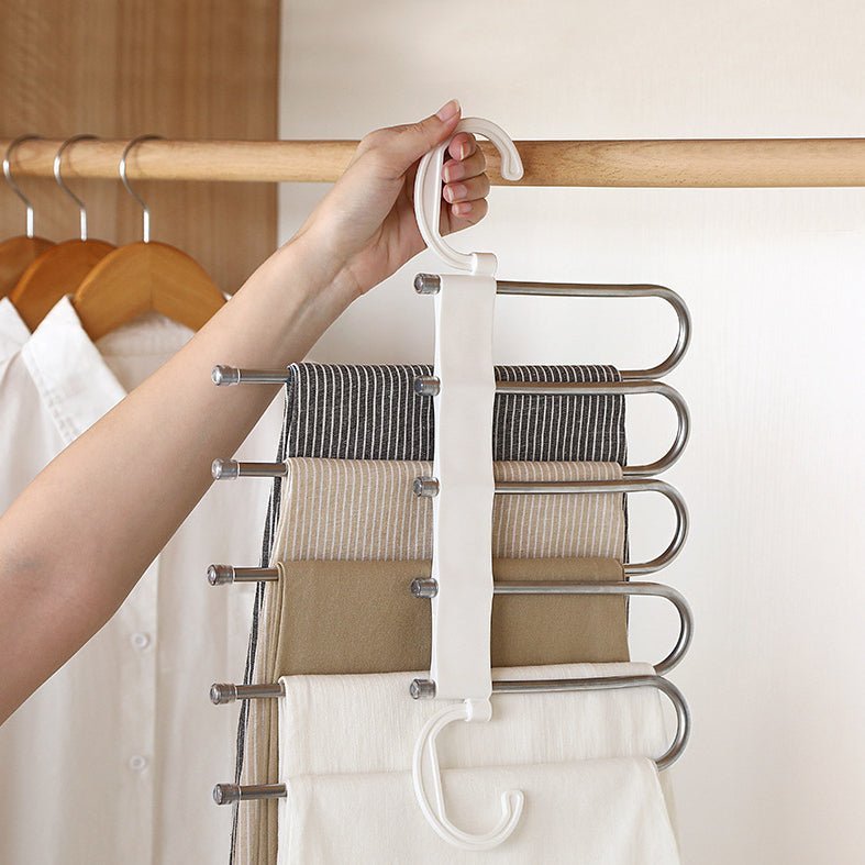 Versatile 5-in-1 Space Saving Rack Hanger