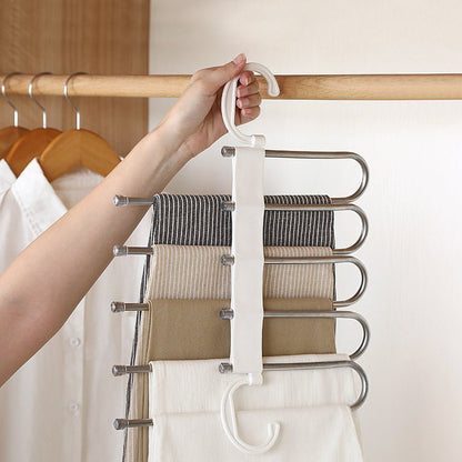 Versatile 5-in-1 Space Saving Rack Hanger