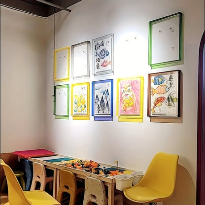 Bright Clear Picture Frame for Wall and Table Decor