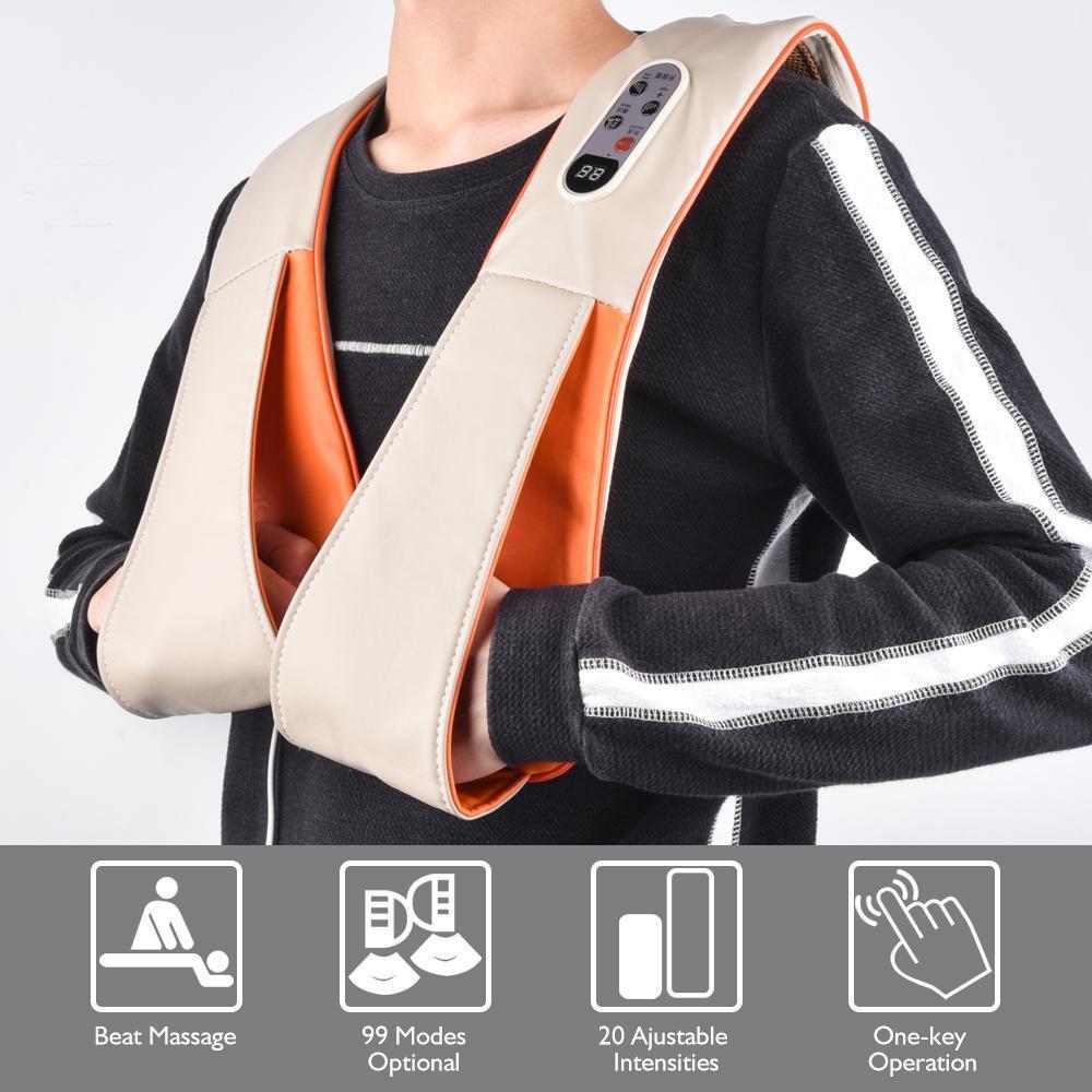 Relaxing U-Shaped Electric Heat Massage Cushion