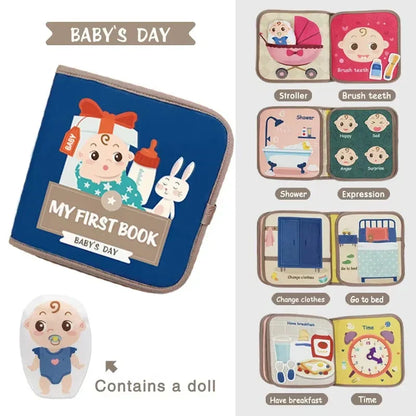 Befez | Sensory Baby Book - Interactive Touch & Feel Toy