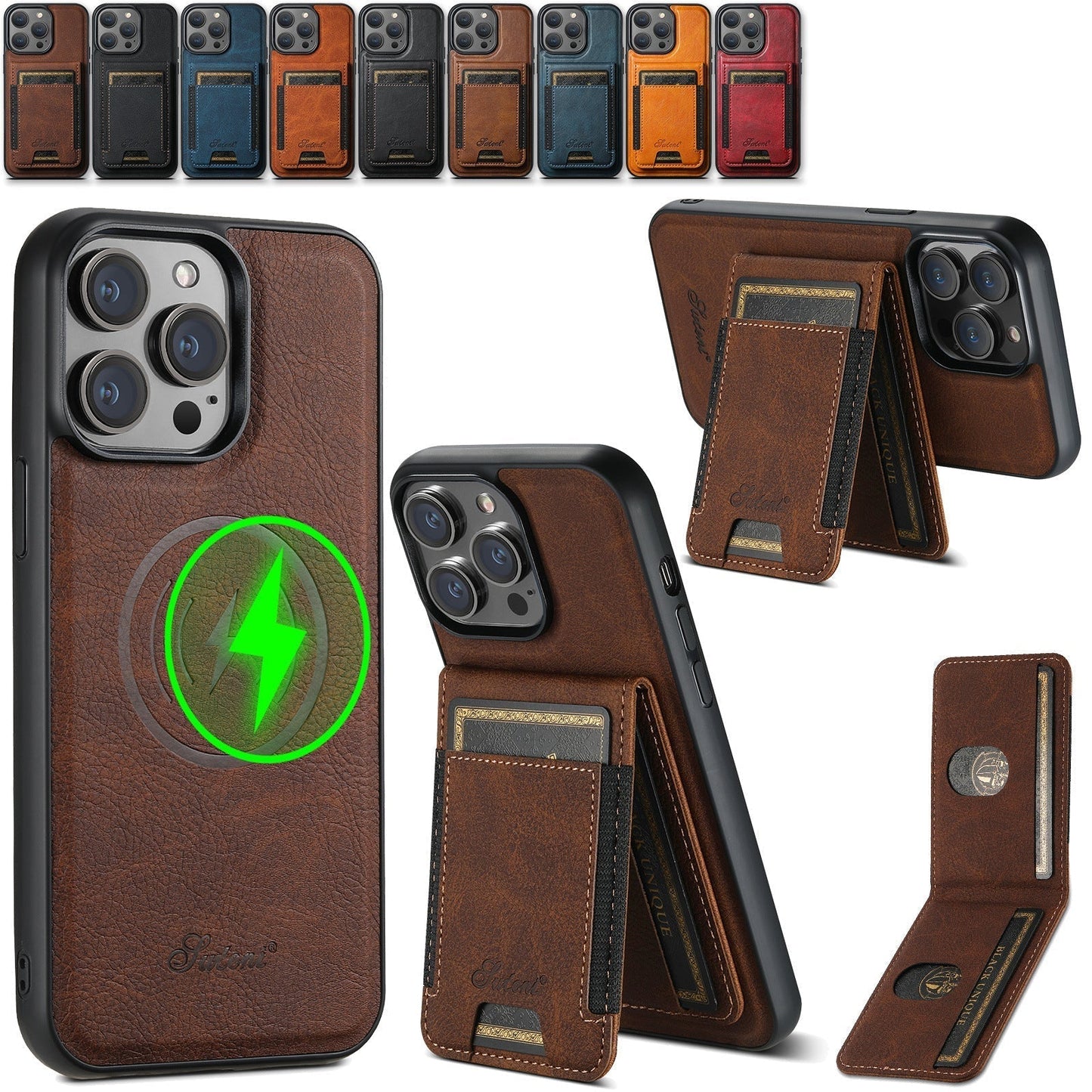 Premium Leather Phone Case with MagSafe