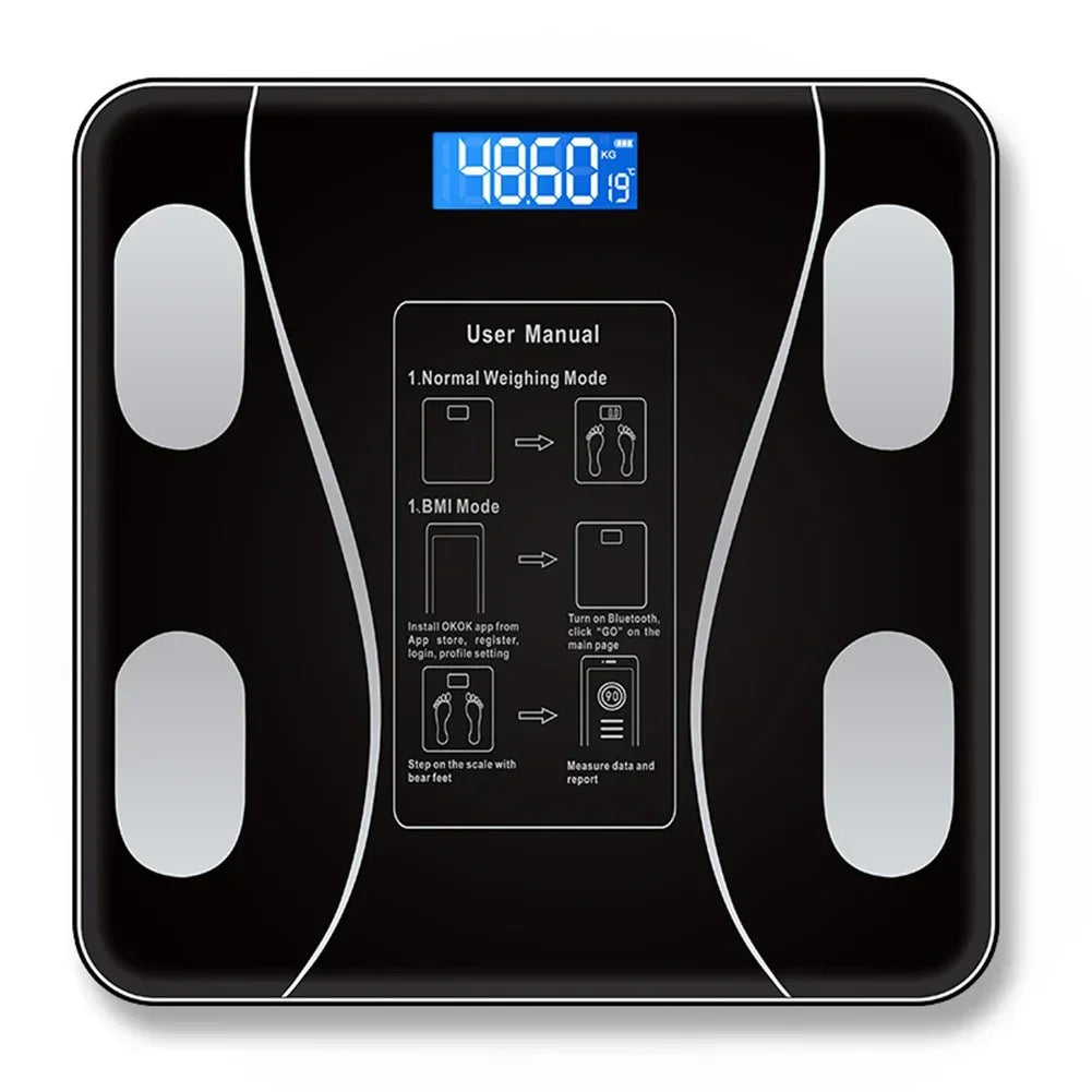 Digital Body Fat Scale Analyzer - Accurate BMI Meter - Befez