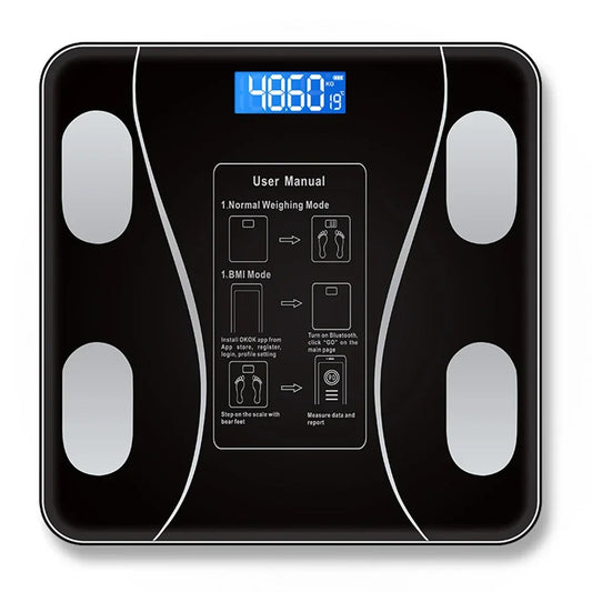 Digital Body Fat Scale Analyzer - Accurate BMI Meter - Befez