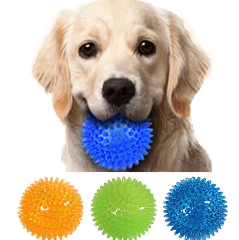 Textured Dog Play Ball for Dental Care