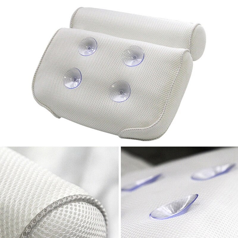 Soft Plush Bath Pillow for Spa Relaxation