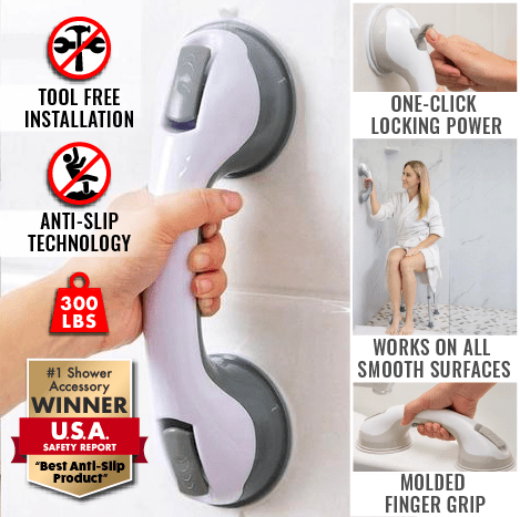 Sturdy Bathroom Safety Grab Bar