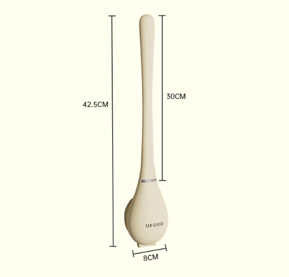 Soft Silicone Toilet Brush Compact Design