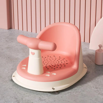 Secure Baby Bathtub Chair with Grip Handle