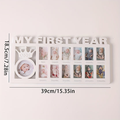 Personalized Baby Picture Frame for 12 Months